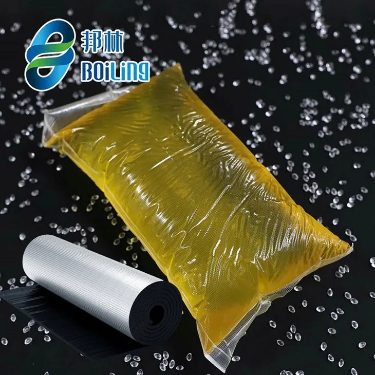 Adeziv termofuzibil sensibil la presiune pentru bumbac izolant